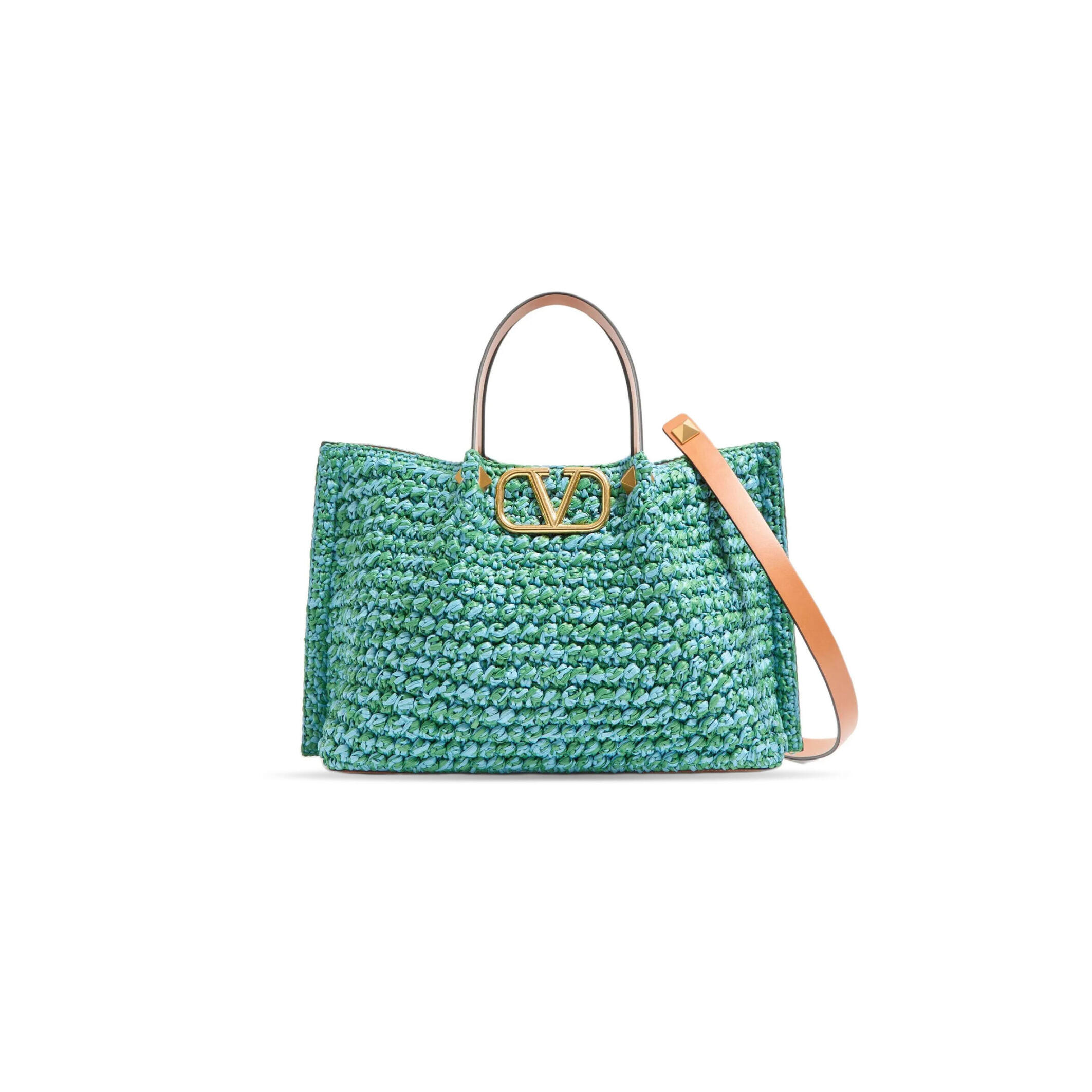 Va1e*ntin0 garavani medium raffia vlogo signature tote w2b0r44iehqs3 (35*25*17cm)